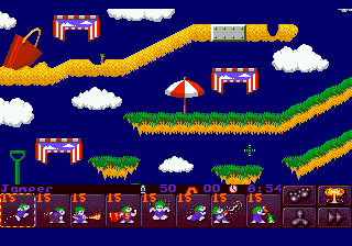 Lemmings 2: The Tribes screenshot 3 for Sega Mega Drive